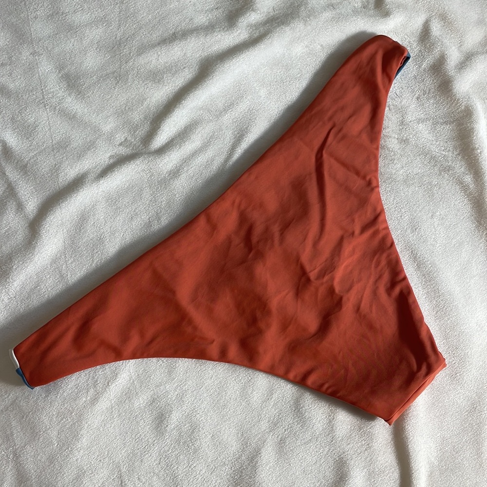 Radar Burnt Orange Sporty Cheeky Bikini Set - Picture 10 of 11